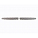 Street Scene Bumper Grille Insert Mesh Brushed Silver Aluminum - 95077603