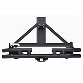 Paramount Automotive Bumper Fat Tubular 1-Piece Design Black - 510011