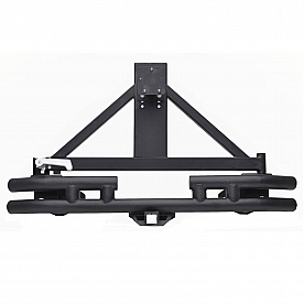 Paramount Automotive Bumper Fat Tubular 1-Piece Design Black - 510011