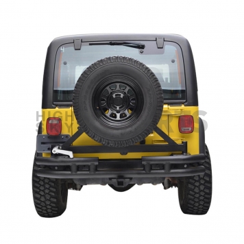 Paramount Automotive Bumper Fat Tubular 1-Piece Design Black - 510011-3