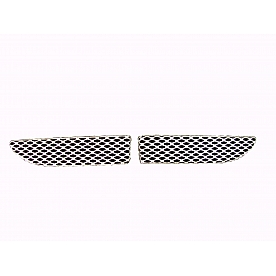 Street Scene Bumper Grille Insert Mesh Brushed Silver Aluminum - 95077610
