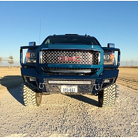 Bodyguard A2 Front Base Bumper Bare Natural Metal - CAG15BYB