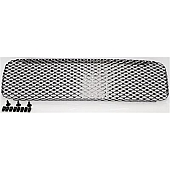 Street Scene Bumper Grille Insert Mesh Black Chrome Black Steel - 95076349