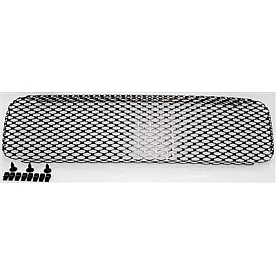 Street Scene Bumper Grille Insert Mesh Black Chrome Black Steel - 95076349