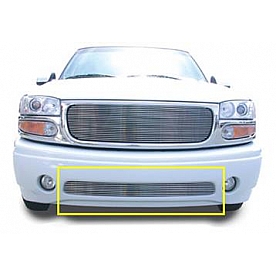 T-Rex Truck Products Bumper Grille Insert Horizontal Bar Polished Silver Billet Aluminum - 25179