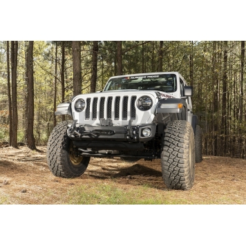 Rugged Ridge Bumper Arcus 1-Piece Design Steel Black - 1154904-1