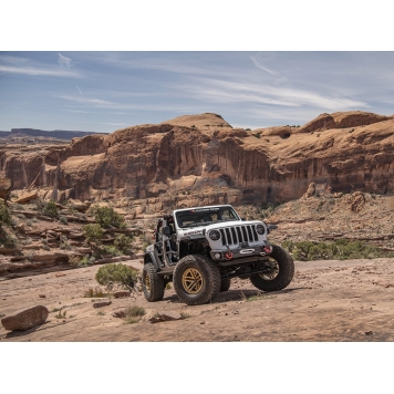 Rugged Ridge Bumper Arcus 1-Piece Design Steel Black - 1154904-3