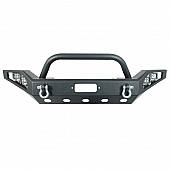 Paramount Automotive Bumper Direct-Fit 1-Piece Design Black - 510377
