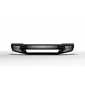 Ranch Hand Midnight Series Bumper 1-Piece Design Steel Black - MFD19HBMN