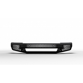 Ranch Hand Midnight Series Bumper 1-Piece Design Steel Black - MFD19HBMN