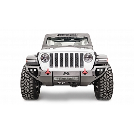 Fab Fours Bumper Vengeance 1-Piece Design Steel Black - JL18D46511