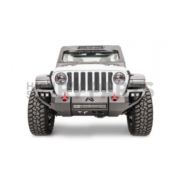 Fab Fours Bumper Vengeance 1-Piece Design Steel Black - JL18D46511