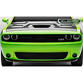 T-Rex Truck Products Bumper Grille Insert Horizontal Bar Powder Coated Black Aluminum - 25419B