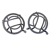 Fishbone Offroad Headlight Guard Aluminum Black Bar Style - FB21120