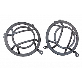 Fishbone Offroad Headlight Guard Aluminum Black Bar Style - FB21120