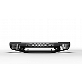 Ranch Hand Midnight Series Bumper 1-Piece Design Steel Black - MFF171BMN