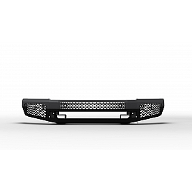 Ranch Hand Midnight Series Bumper 1-Piece Design Steel Black - MFF171BMN