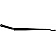Help! By Dorman WindShield Wiper Arm 28 Inch Black Single - 42560