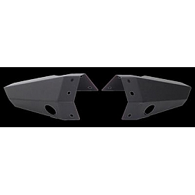 M/T Metal by Mickey Thompson Bumper End Powder Coated Black Steel - 020483