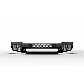 Ranch Hand Midnight Series Bumper 1-Piece Design Steel Black - MFF18HBMN