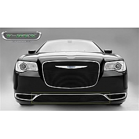 T-Rex Truck Products Bumper Grille Insert Horizontal Bar Powder Coated Black Aluminum - 25436B