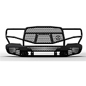 Ranch Hand Midnight Series Bumper 1-Piece Design With Grille Guard - MFF201BM1