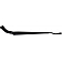 Help! By Dorman WindShield Wiper Arm 25-1/8 Inch Black Single - 42562