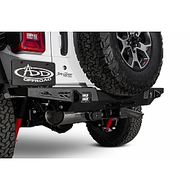 Addictive Desert Designs Stealth Fighter Bumper Powder Coated Steel Black - R961121280