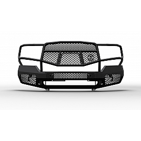 Ranch Hand Midnight Series Bumper 1-Piece Design Steel Black - MFG151BM1