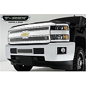 T-Rex Truck Products Bumper Grille Insert Small Mesh Polished Silver Stainless Steel - 6721220