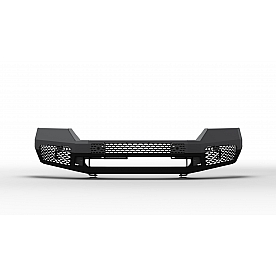 Ranch Hand Midnight Series Bumper 1-Piece Design Steel Black - MFG151BMN