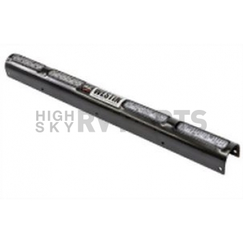 Westin Public Safety Bumper Push Bar Top Channel Cover Powder Coated Black Steel - 366015W4