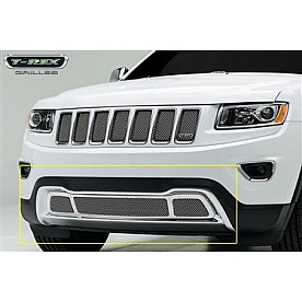 T-Rex Truck Products Bumper Grille Insert Mesh Chrome Plated Silver Stainless Steel - 57488