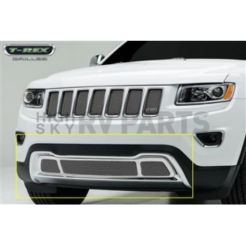 T-Rex Truck Products Bumper Grille Insert Mesh Chrome Plated Silver Stainless Steel - 57488