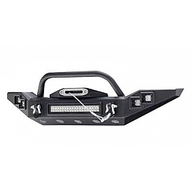 Paramount Automotive Bumper Direct-Fit 1-Piece Design Black - 517016