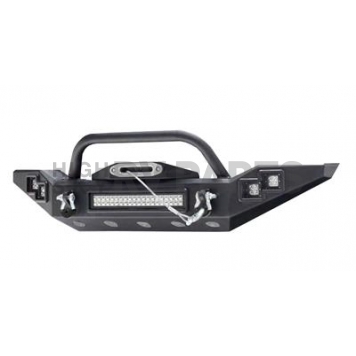 Paramount Automotive Bumper Direct-Fit 1-Piece Design Black - 517016