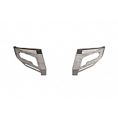 Road Armor Bumper End Bare Silver Steel - 6172DF0