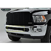 T-Rex Truck Products Bumper Grille Insert Horizontal Bar Powder Coated Black Billet Aluminum - 25452B