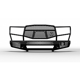 Ranch Hand Midnight Series Bumper 1-Piece Design Steel Black - MFT14HBM1