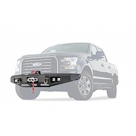 Warn Bumper Ascent 1-Piece Design Steel Black - 100915