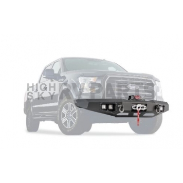 Warn Bumper Ascent 1-Piece Design Steel Black - 100915-1