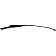 Help! By Dorman WindShield Wiper Arm 27-7/8 Inch Black Single - 42566