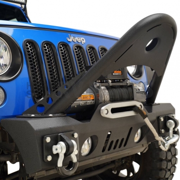 Paramount Automotive Bumper Direct-Fit 1-Piece Design Black - 518025-2