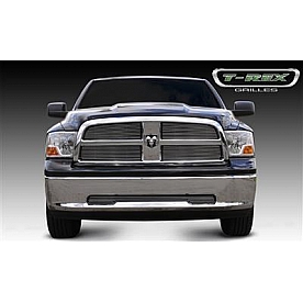 T-Rex Truck Products Bumper Grille Insert Horizontal Bar Polished Silver Billet Aluminum - 25456