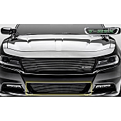 T-Rex Truck Products Bumper Grille Insert Horizontal Bar Polished Silver Aluminum - 6224760
