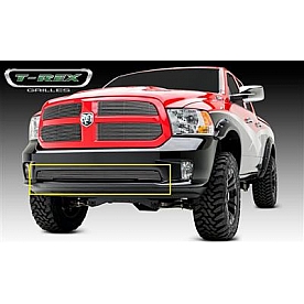 T-Rex Truck Products Bumper Grille Insert Horizontal Bar Polished Silver Billet Aluminum - 25458