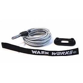 Warn Winch Cable - 15 Feet x 7/32 Inch Galvanized Steel - 76065