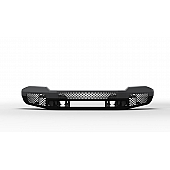 Ranch Hand Midnight Series Bumper 1-Piece Design Steel Black - MFT16MBMN