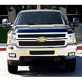 T-Rex Truck Products Bumper Grille Insert Horizontal Bar Powder Coated Black Billet Aluminum - 25114B