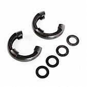 Rugged Ridge D-Ring Isolator - 3/4 Inch Black Polyurethane Set Of 2 Isolators/ 4 Washers - 1123530